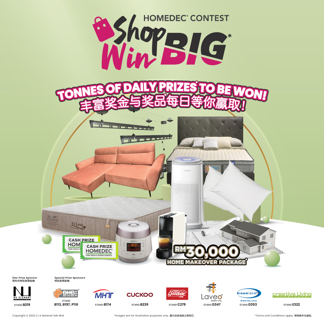 HOMEDEC Contest - SHOP BIG WIN BIG