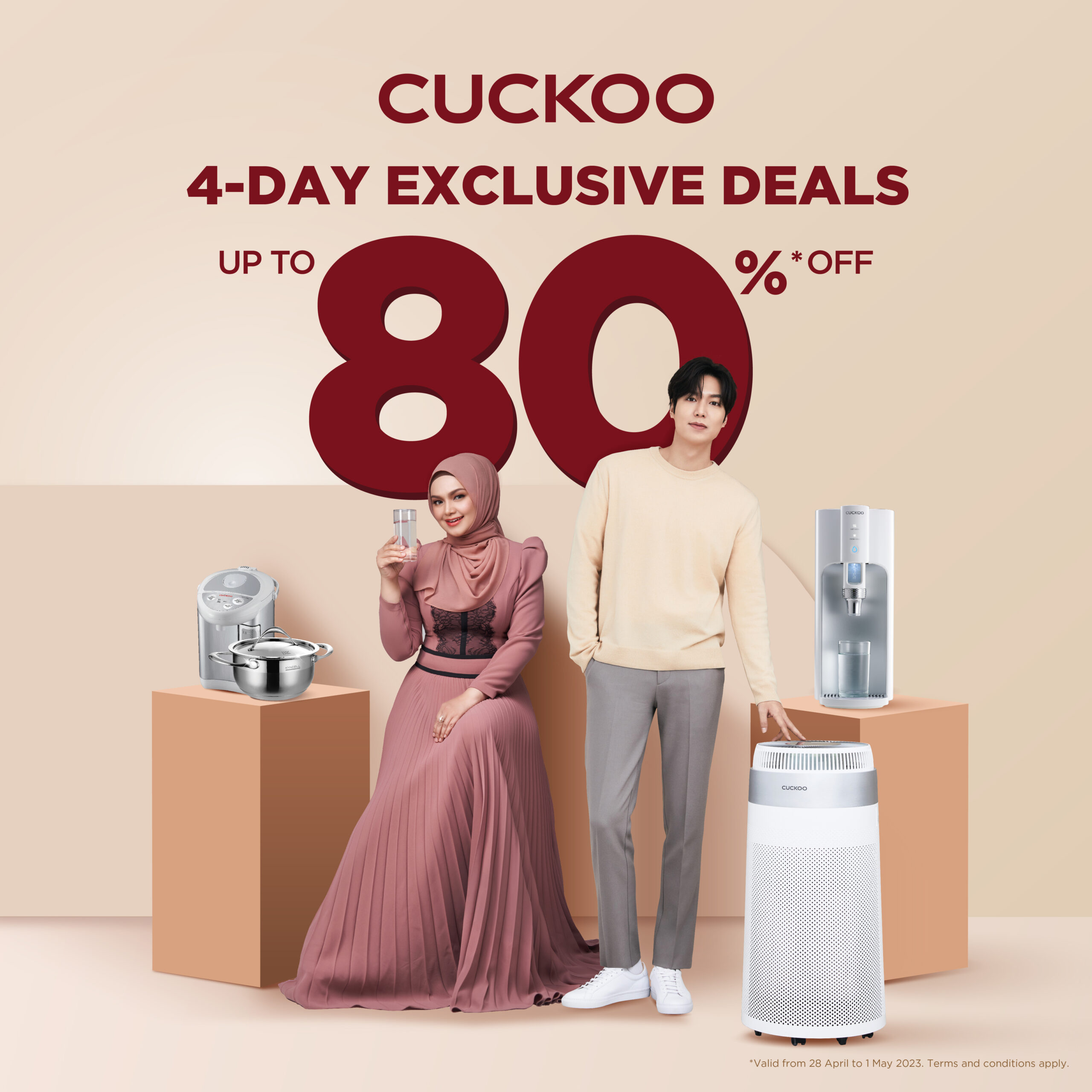 Grab CUCKOO 4-day Exclusive Deals