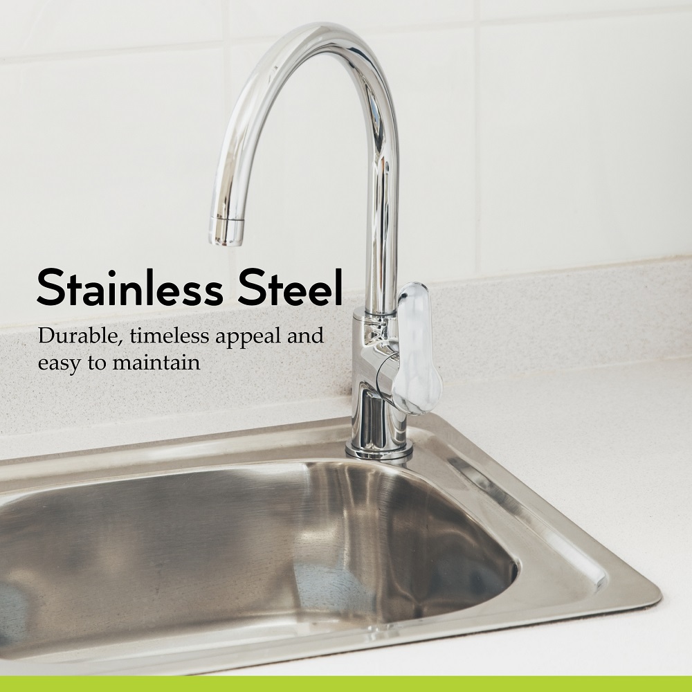 Stainless-steel sinks